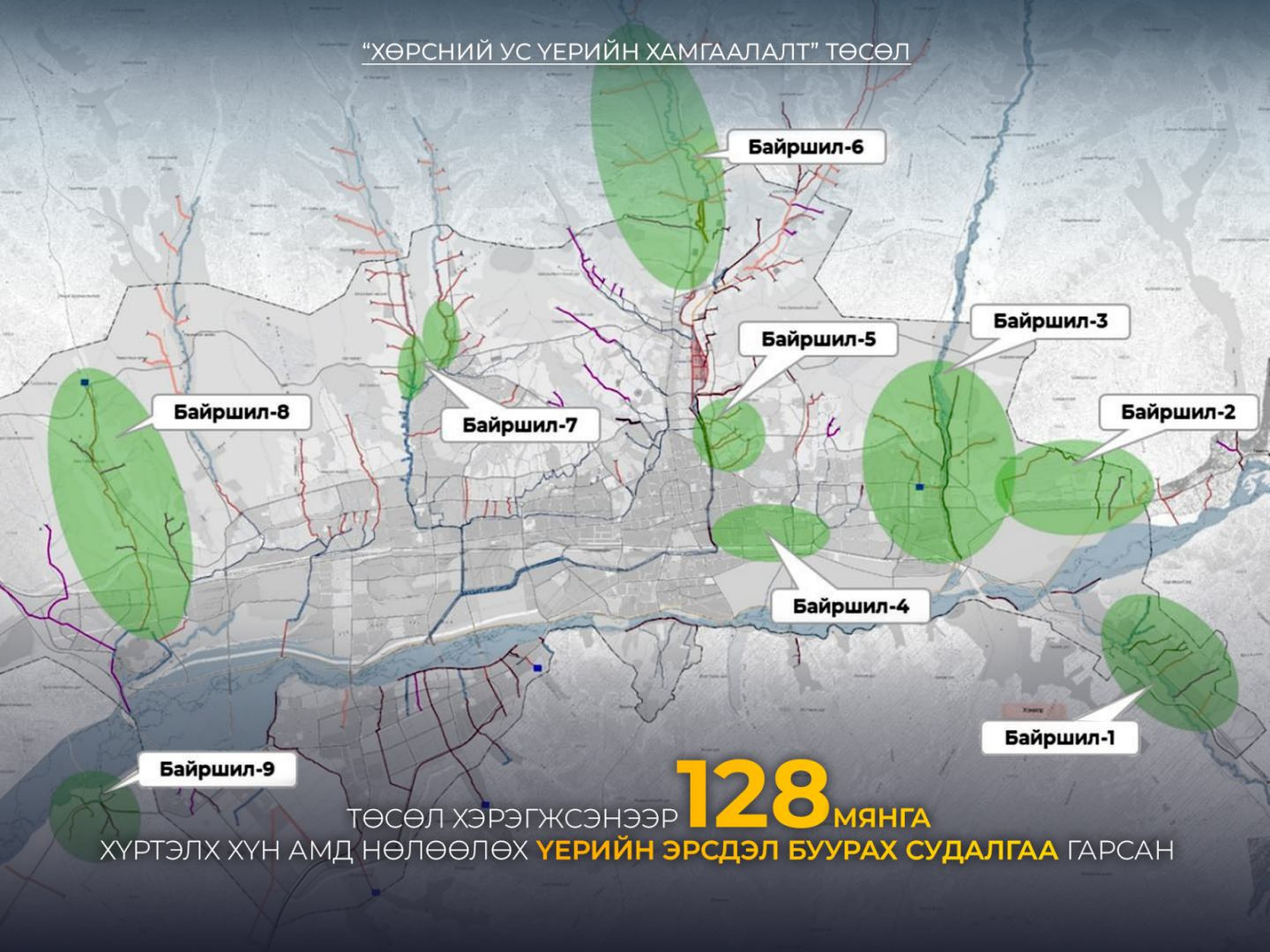 “Хөрсний ус үерийн хамгаалалт” төсөл хэрэгжсэнээр 128 мянга хүртэлх хүн амд нөлөөлөх үерийн эрсдэл буурна